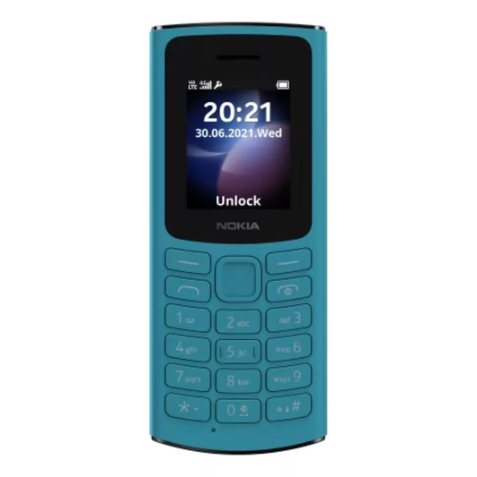 Nokia 105 4G Dual SIM 128 MB azul 48 MB RAM